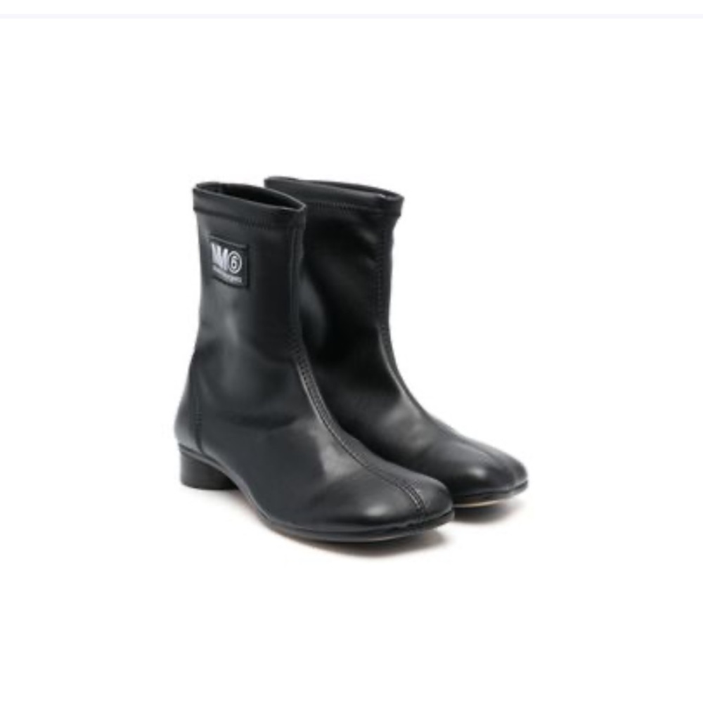 MM6 Maison Margiela Kids
square-toe leather boots